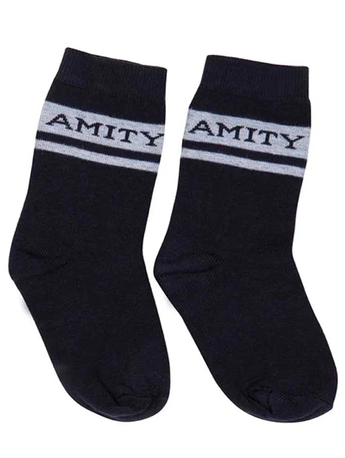 Amity Unisex Grey Socks